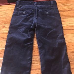 Janie and jack velvet boys pants